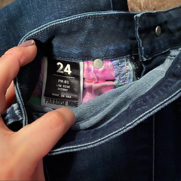 Aritzia Paradise Mine Zipper Skinny Jeans - Picture 4 of 7